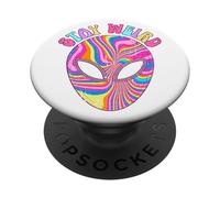 Manténgase extraño - Creyente de los Extranjeros PopSockets PopGrip Adhesivo