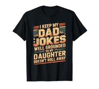 Mantengo a mi papá bromas Bien fundamentada Hija Camiseta