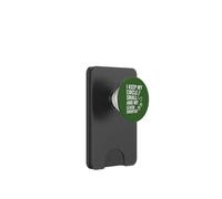 Mantengo mi círculo pequeño y mi Correa más Corta, Divertido Amante de los Perros PopSockets PopWallet para MagSafe