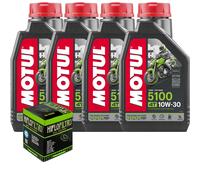 Mantenimiento Aceite MOTUL 5100 10w50 Filtro Para Polaris 325 Sportsman Ace Etx