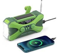 Mantente conectado en cualquier lugar, radio de emergencia equipada con batería de 10000 mAh, tu compañero ideal para aventuras y crisis, buena