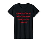 Mantente en tu Carril, Cuidado Personal, ajetreo Duro, Motivacional Camiseta gráfica económica, Mujer, Negro, XL