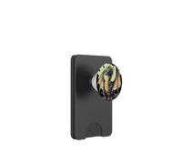 Mantente feroz con este elegante traje de dragón en sombras PopSockets PopWallet para MagSafe