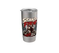 Mantente Firme, El Señor Peleará Por Ti Vaso térmico de acero inoxidable de doble pared
