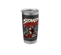 Mantente Firme, El Señor Peleará Por Ti Vaso térmico de acero inoxidable de doble pared