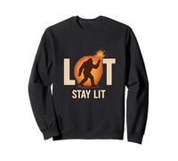 Mantente Iluminado Bigfoot Sudadera