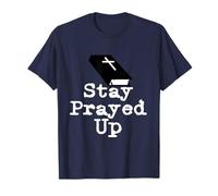 Mantente rezado | Biblia negra simple Camiseta