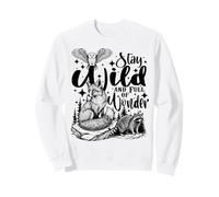 Mantente Salvaje y Lleno de Maravillas Aventura Valiente al Sudadera