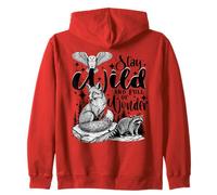 Mantente Salvaje y Lleno de Maravillas Aventura Valiente al Sudadera con Capucha