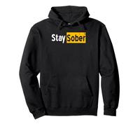 Mantente Sobrio Motivación y Vida Saludable Sudadera con Capucha