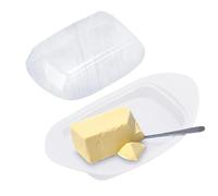 Mantequera con forma de con cortabordes, para conservación de mantequilla y queso en la | para regalos de casa, cumpleaños, día de la madre, comedor, desayuno, reunión familiar