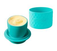 Mantequera con Tapa - Mantequillera Francesa Silicona con Recipiente Hermético | Soporte para Encimera Cocina Mantequilla Fresh Untable Decoración Hogar | Apto Lavavajillas Regalo Línea Agua
