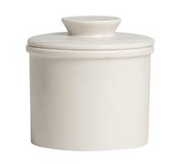 Mantequera de color sólido para mostrador con línea de agua, mantequillera con tapa, recipiente de mantequilla francesa para mostrador