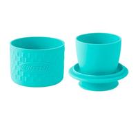 Mantequera francesa, apta para lavavajillas, congelador, 10 x 9 cm, recipiente de almacenamiento de cocina, de mantequilla, bandeja compacta para alimentos, para cocinar en casa, servir a la mesa