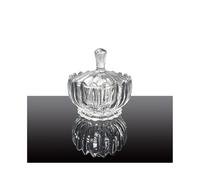 Mantequera Mantequera con tapa, tarro redondo de cristal for dulces, organizador multifuncional cocina Para la cocina