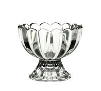 Mantequera Mantequera de cristal con forma flor for cocina, tazas helado y platos postre Para la cocina