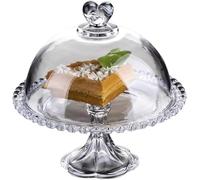 Mantequera, Mantequeras de vidrio con tapa en forma de cúpula, recipiente transparente for servir con tapa,