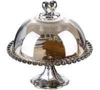 Mantequera, Mantequeras de vidrio con tapa en forma de cúpula, recipiente transparente for servir con tapa,