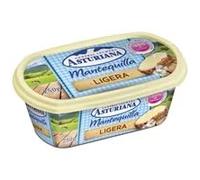 Mantequilla C. Lechera Asturiana -Variedades Tradicional, Ligera y Sin Lactosa,En Barquetas de 250 Gr.(Envío Refrigerado) (2 BARQUETAS DE 250 G., Mantequilla Ligera 250g)