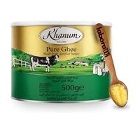 Mantequilla Clarificada Premium 100% Natural - Pure Ghee - Keto Friendly, Alto Punto de Humo, Sin Gluten - Ideal para Cocina Saludable - Laborawi (500g)