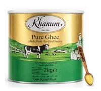 Mantequilla Clarificada Premium 100% Natural - Pure Ghee - Keto Friendly, Alto Punto de Humo, Sin Gluten - Ideal para Cocina Saludable - Laborawi (2Kg)