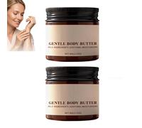 Mantequilla corporal con cúrcuma y aceite de coco, hidratación profunda, loción corporal reafirmante, enriquecida con aceite de coco, crema corporal hidratante y nutritiva. (2 unidades)