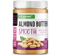Mantequilla de Almendras Suave - 1kg de mantequilla de almendras natural sin aditivos elaborada con almendras 100% escaldadas - Alta en proteínas - Mantequilla de almendras cremosa sin sal, aceite ni