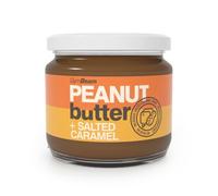Mantequilla de cacahuete con caramelo salado GymBeam - Sin aceite de palma, 70% de cacahuetes, sin gluten, fuente de proteínas - Untable cremoso para postres
