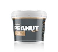 Mantequilla de cacahuete natural GymBeam, proteica, sin azúcar añadido, rica en grasas saludables, de gran sabor y textura cremosa, ideal para platos dulces y salados, Liso, 900 g