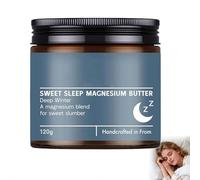 Mantequilla de magnesio, mantequilla de magnesio Sweet Sleep con manteca de karité y mango, crema de magnesio nocturna para dormir, mantequilla de magnesio de invierno profundo adecuada para piernas y