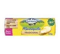 Mantequilla En Rulo de Central Lechera Asturiana (250g y 500g) Especial Repostería y Tradicional(Envío Refrigerado) (2 RULOS, Mantequilla Tradicional 500g)