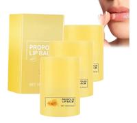 Mantequilla labial de abeja con miel, cerina labial de propóleo, bálsamo y mascarilla hidratante para los labios durante la noche, mascarilla labial para reparación y cuidado (PC3)