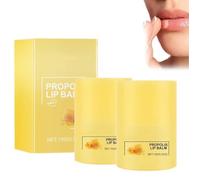 Mantequilla labial de abeja con miel, cerina labial de propóleo, bálsamo y mascarilla hidratante para los labios durante la noche, mascarilla labial para reparación y cuidado (PC2)