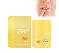 Mantequilla Labial De Abeja Con Miel, Propolis Lip Cerin Bálsamo Labial Con Miel De Abeja Bálsamo Y Mascarilla Labial Hidratante Durante La Noche, Hidratación Duradera Durante 12 Horas