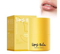 Mantequilla Labial De Abeja Con Miel, Propolis Lip Cerin Bálsamo Lip Con Miel De Abeja Bálsamo Y Mascarilla Labial Hidratante Durante La Noche, Hidratación Duradera Durante 12 Horas