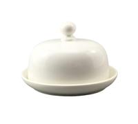 Mantequillera Mantequera de porcelana con tapa, for guardar mantequilla, ancha, perfecta for Oriente y Occidente(Style 1)