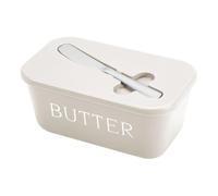 Mantequillera Recipiente Hermético, Conservador y Cortador Incluidos | Bandeja de Mantequilla con Tapa Almacenamiento, Plato, Tapa Para Hogar, Camping, Restaurante, Cocina, Servicio, Frigorífico,