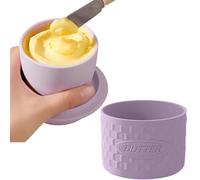 Mantequillera - Soporte de silicona de alimenticio para cocina, apto para lavavajillas, mantequera francesa para cocina, hogar, cocina, inauguración de la casa y vacaciones