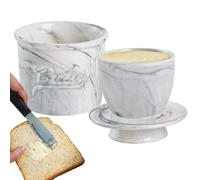 Mantequillera - Tarro Cerámico Para Mantequilla Con Tapa - Caja De Almacenamiento Para Cocina Mesa De Centro Fiesta Reunión Familiar Brunch Picnic