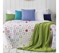 Manterol Colcha BOUTI Rainbow 226 Flores Reversible DE MANTEROL (Cama 105 (200 x 270 cm.)