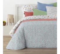 Manterol Colcha bouti reversible estampado flores y cachemir - cama 180cm