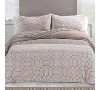 Manterol EDREDON Sherpa CONFORTER DOKO 057 Mosaico Lino (Cama 135/140 (235x260 cm.))