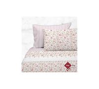 Manterol Juego DE SÁBANAS Botanic 204 C.14 Flores Rosa (Cama 90 cm.)