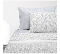 Manterol Juego sábanas para Todo el año círculos Azul - Beach 412 c.15 (150/160 cm)