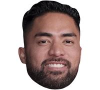 Manti Te'o (Beard) Big Head. Máscara más grande que la vida.
