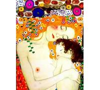 mantianhome Kit de punto de cruz estampado de 11 ct, kit de manualidades para principiantes/avanzado, punto de cruz DIY, Madre e hijo,40X50CM