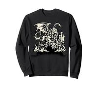 Manticore Dark Fantasy Monster Criatura mítica Medieval Sudadera