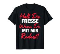 Mantiene la Comida Cuando hablas Conmigo Camiseta