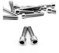Mantiene las cosas en su sitio 25 uds M2.5 M3 304 A2 acero inoxidable hexagonal tapa hexagonal tornillo de cabeza Allen Adecuado para una variedad de ubicaciones(M3x18mm)