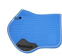 Mantilla para Caballo Estera for silla de montar ecuestre, doma, cajón for el sudor, estera for el sudor de caballo, resistente a los golpes y antideslizante(Blue)